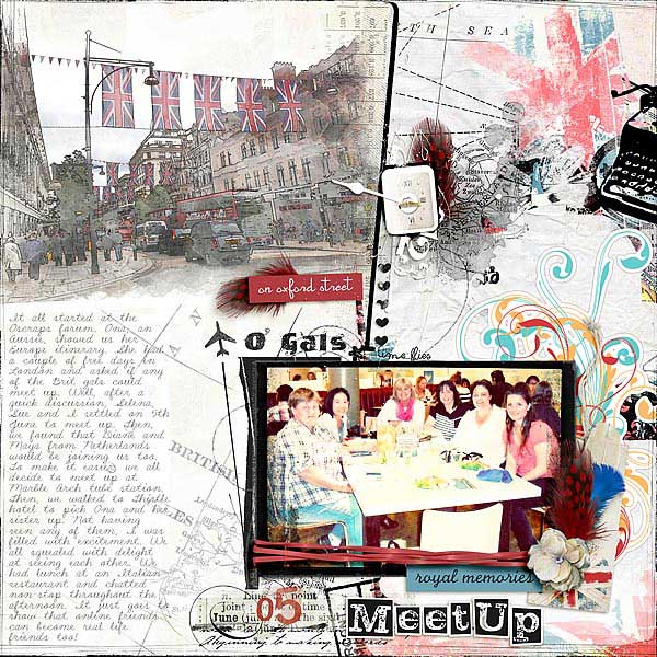 Snaps of city and streets travel-scrapbooking