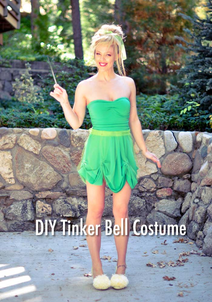 sweet sassy tinkerbell costume DIY