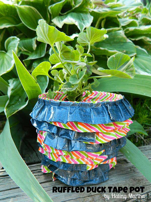 Duct Tape Pot