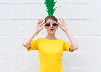 DIY Pineapple Costume