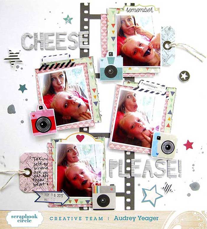 Scrapbook Circle Cheese