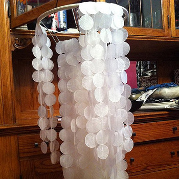 Wax Paper Chandelier