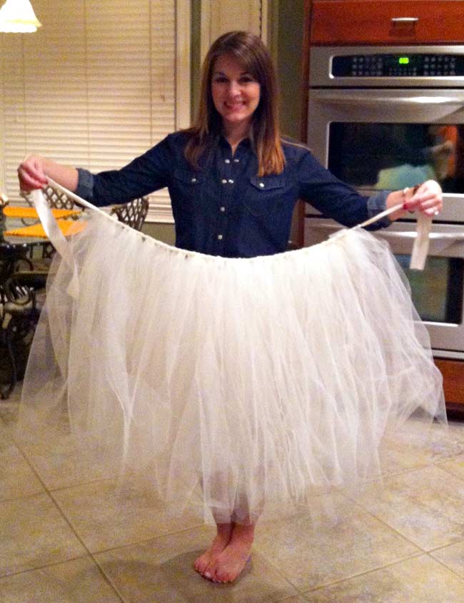 no sew tulle