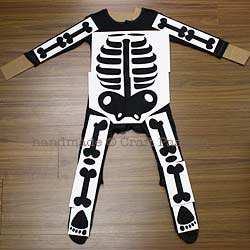 Footie Pajama Skeleton Costume