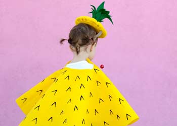 No-Sew Pineapple Costume