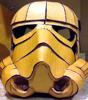 card board storm trooper helmet