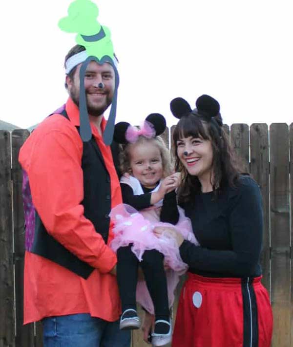 no sew minnie mouse costume for family