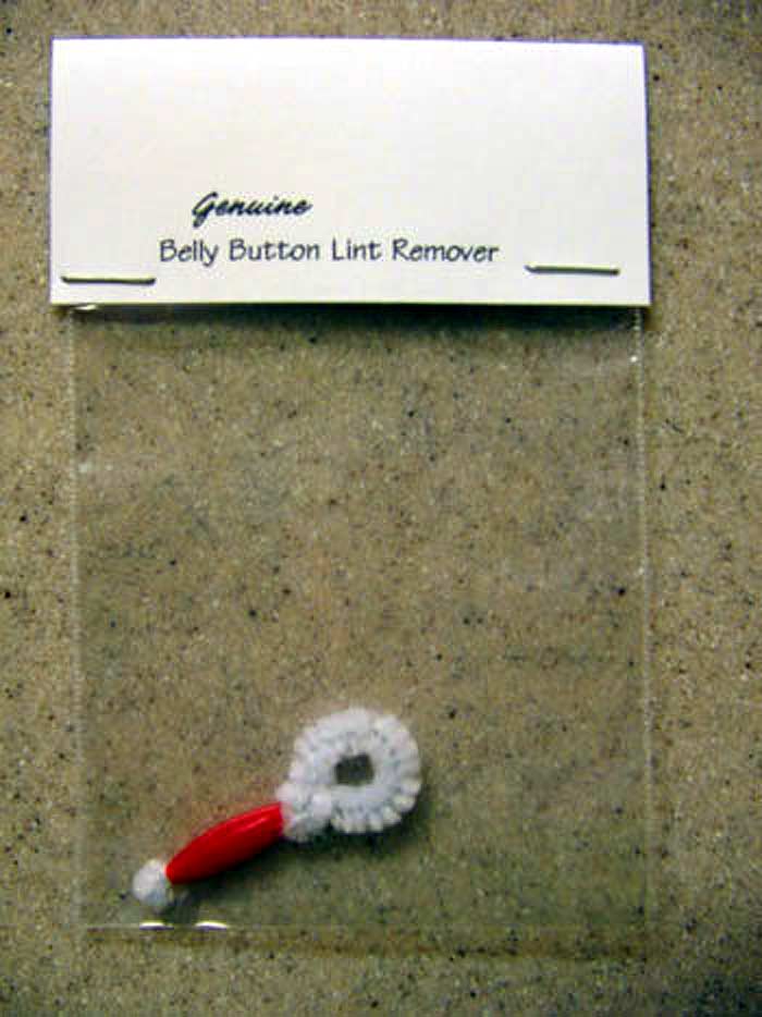 belly button lint remover