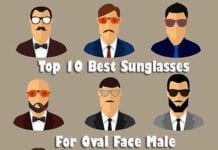 best sunglasses for oval face male