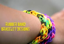 rubber band bracelet designs