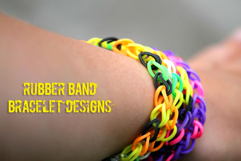 rubber band bracelet designs
