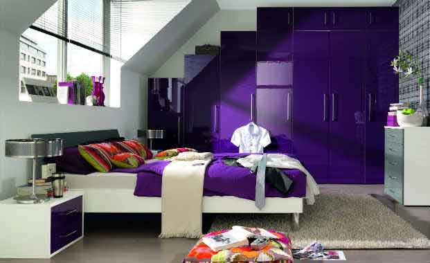 Purple Bedroom Decors