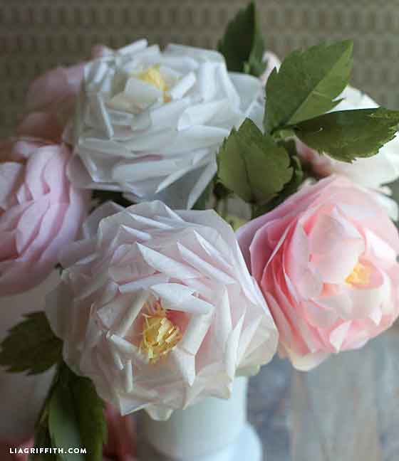 Tissue Paper DIY Roses